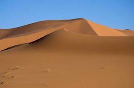Plakat afryka pustynia wydma upał
