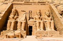 Naklejka świątynia afryka egipt