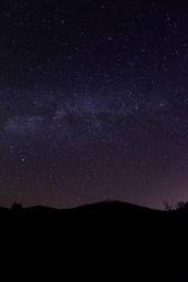 Fotoroleta góra noc kosmos natura hiszpania