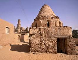 Fotoroleta egipt miejski wioska pustynia