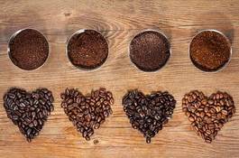Naklejka kawiarnia napój serce kawa miłość