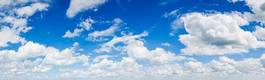 Obraz na płótnie błękitne niebo z chmurami