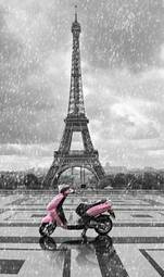 Naklejka europa motocykl miłość miejski