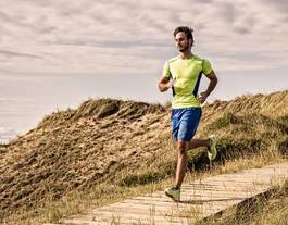 Naklejka zdrowie zdrowy wybrzeże sport jogging