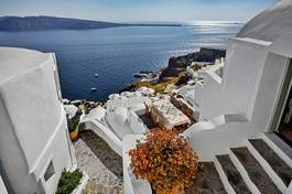 Naklejka przystojny architektura grecja europa natura