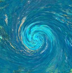 Obraz na płótnie spirala sztorm fala natura woda