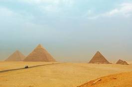 Fotoroleta pustynia egipt piramida antyczny