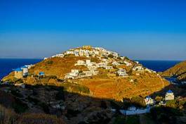 Obraz na płótnie grecja sifnos morze wioska