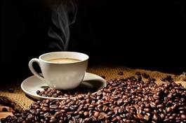 Obraz na płótnie kawiarnia retro mokka