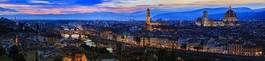 Naklejka panorama kościół katedra toskania włoski