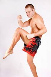 Fotoroleta bokser mężczyzna ćwiczenie ludzie