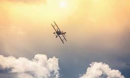 Fotoroleta stary muzeum samolot niebo