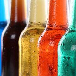Obraz na płótnie napój kolorowy soda napój bezalkoholowy