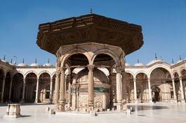 Naklejka meczet egipt twierdza minaret kopuła