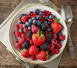 Obraz na płótnie deser owoc zdrowy lato jedzenie