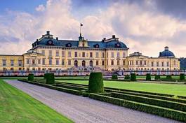Fotoroleta ogród pałac skandynawia niebo europa