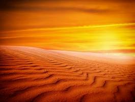 Plakat wydma pustynia panoramiczny azja pejzaż