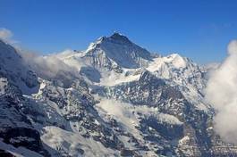 Fototapeta krajobraz niebo narty szczyt szwajcaria