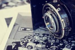 Fotoroleta stary retro vintage obraz kamera