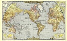 Fotoroleta geografia mapa świat antyczny