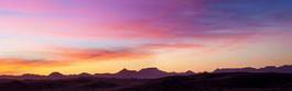 Fototapeta słońce pustynia niebo afryka viola