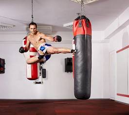 Fototapeta ludzie sport mężczyzna sportowy boks