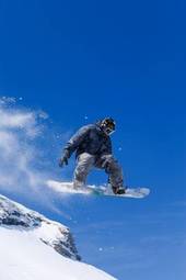 Fototapeta wzgórze sport snowboard ludzie sporty ekstremalne