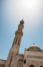 Fotoroleta meczet niebo pustynia