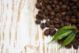 Naklejka rolnictwo mokka kawa jedzenie