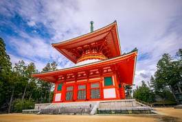 Naklejka azja japonia architektura świątynia japoński
