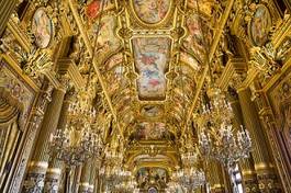 Naklejka sztuka architektura narodowy francja piękny