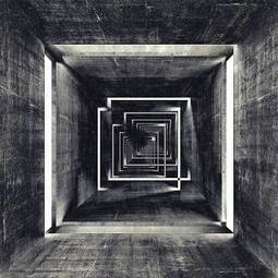 Fototapeta wzór tunel korytarz nowoczesny 3d