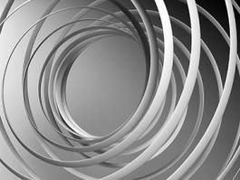 Plakat tunel nowoczesny abstrakcja 3d