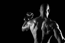 Fotoroleta fitness zdrowy siłownia mężczyzna