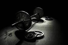 Fototapeta siłownia zdrowy fitness motywacyjny