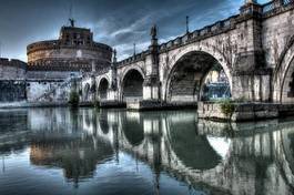 Naklejka most castel sant'angelo roma