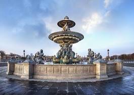 Obraz na płótnie statua fontanna francja
