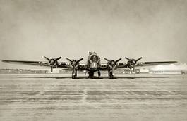 Fototapeta samolot retro wojskowy