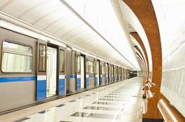 Fototapeta transport miejski metro tunel