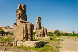 Fototapeta statua stary egipt niebo