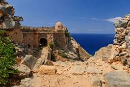 Obraz na płótnie architektura grecki europa wzgórze morze