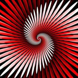 Fotoroleta sztuka fala nowoczesny spirala perspektywa