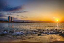 Fototapeta plaża morze barcelona