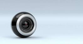 Naklejka 3d oko obiekt kamera internetowa technologia