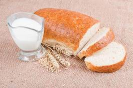 Fotoroleta jedzenie zboże pszenica mleko