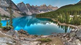 Obraz na płótnie szczyt narodowy las krajobraz kanada