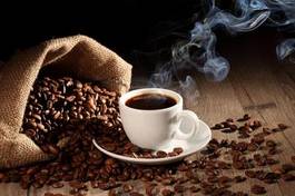 Obraz na płótnie młynek do kawy napój kawa cappucino arabica
