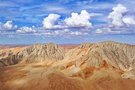 Plakat natura safari pustynia wydma