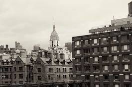 Fototapeta brooklyn architektura zmierzch vintage