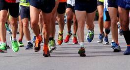 Naklejka jogging sport maraton